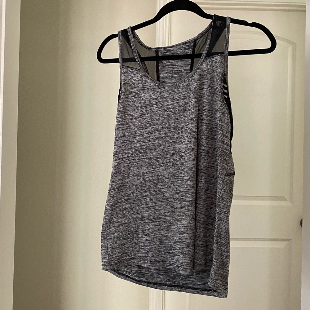 Black and grey tank